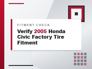 Verifying Factory Tire Fitment for Honda Civics